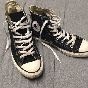 High Top Black Converse great condition!